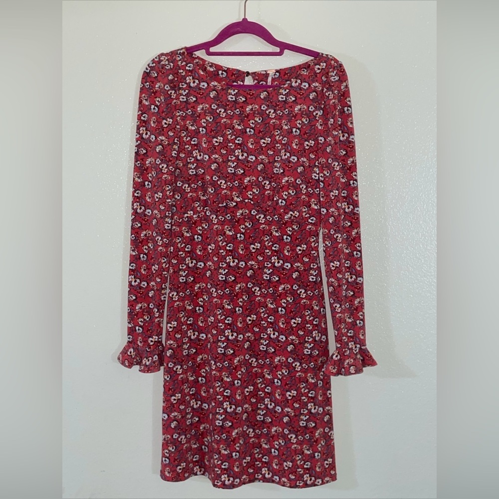 Free people long sleeve dress nwot